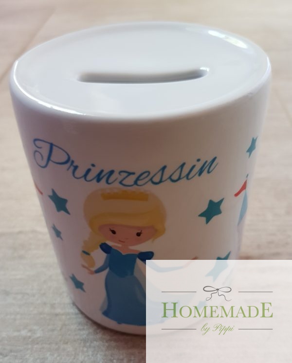 Spardose "Prinzessin Blau"