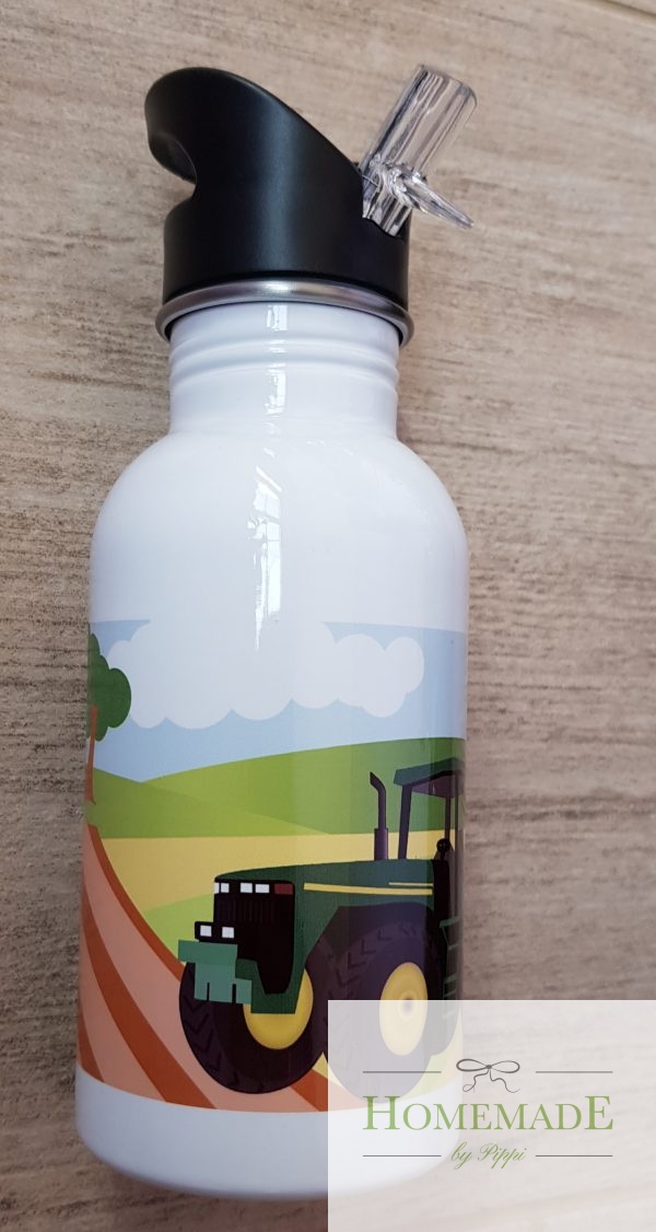 Edelstahl Trinkflasche "Traktor"