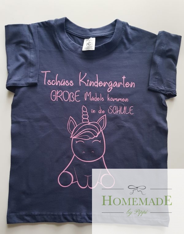 T-Shirt "Einhorn Schule" – Bild 2