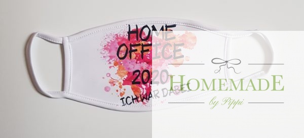 Gesichtsmaske "Home Office (rosa)"