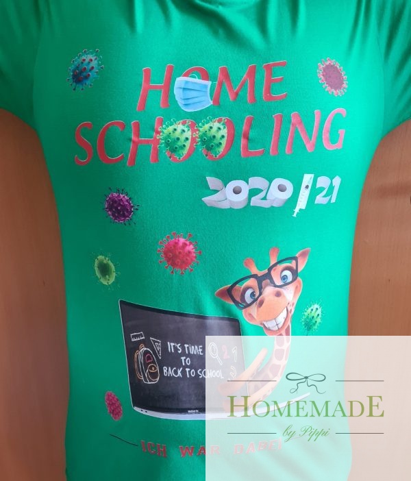 T-Shrit "Giraffe -Home schooling"